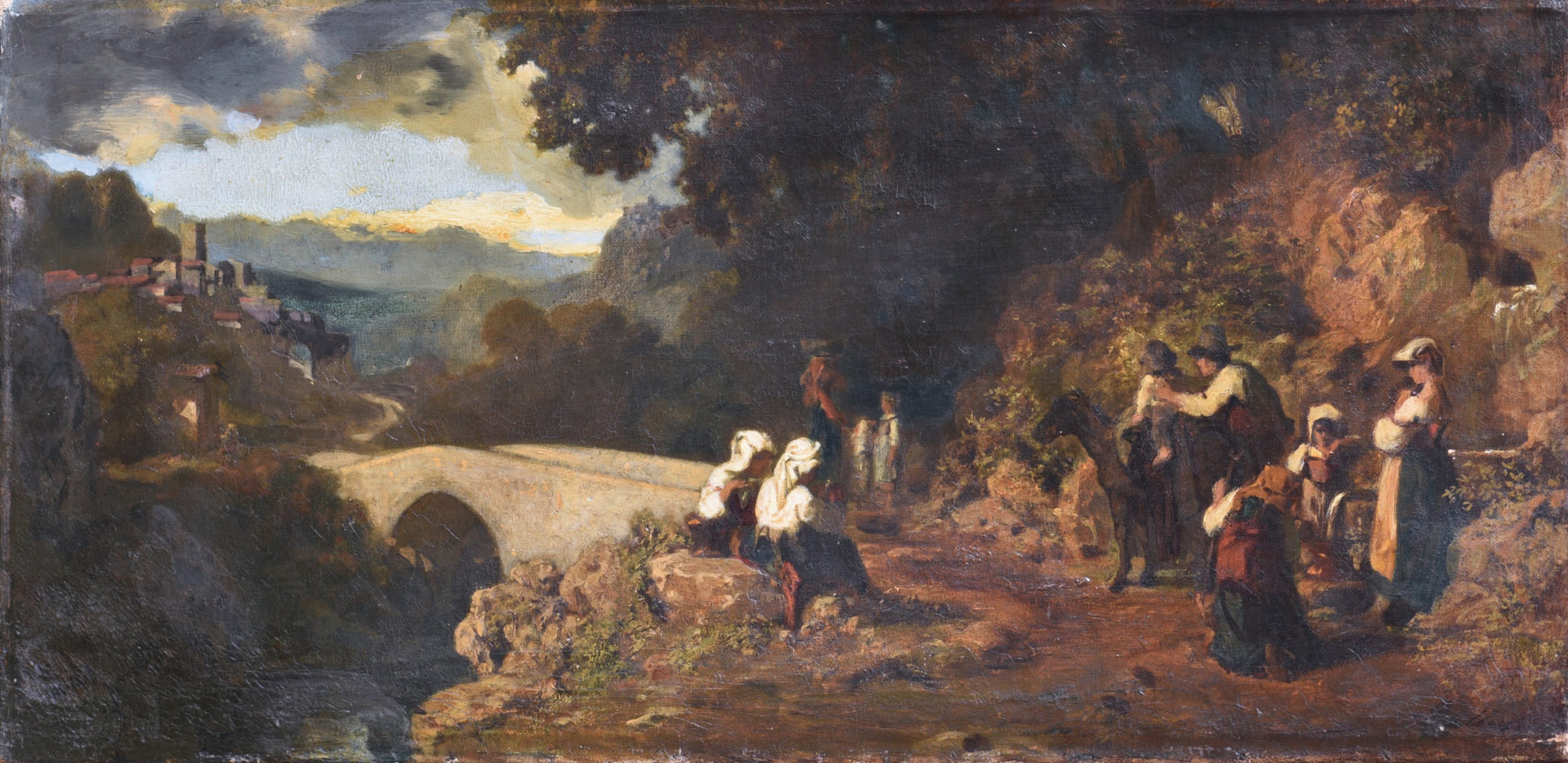 019 1858 1862 abend im sabinergebirge