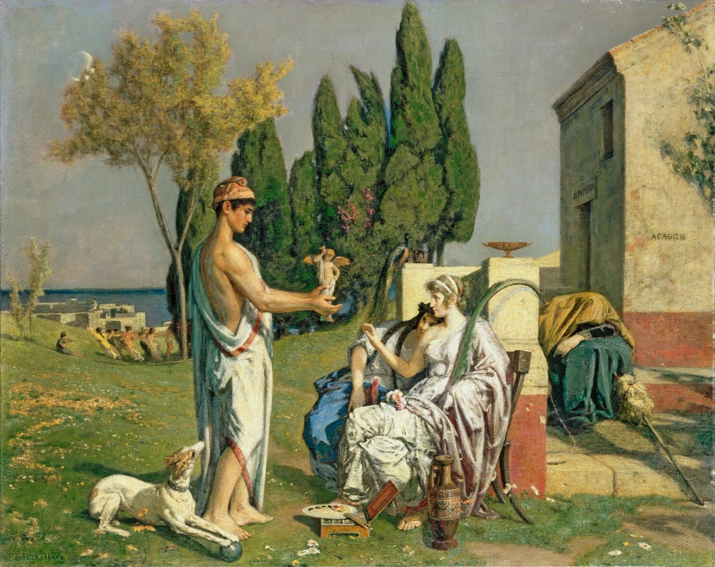 079 1897 myrtis und corinna beim töpfer