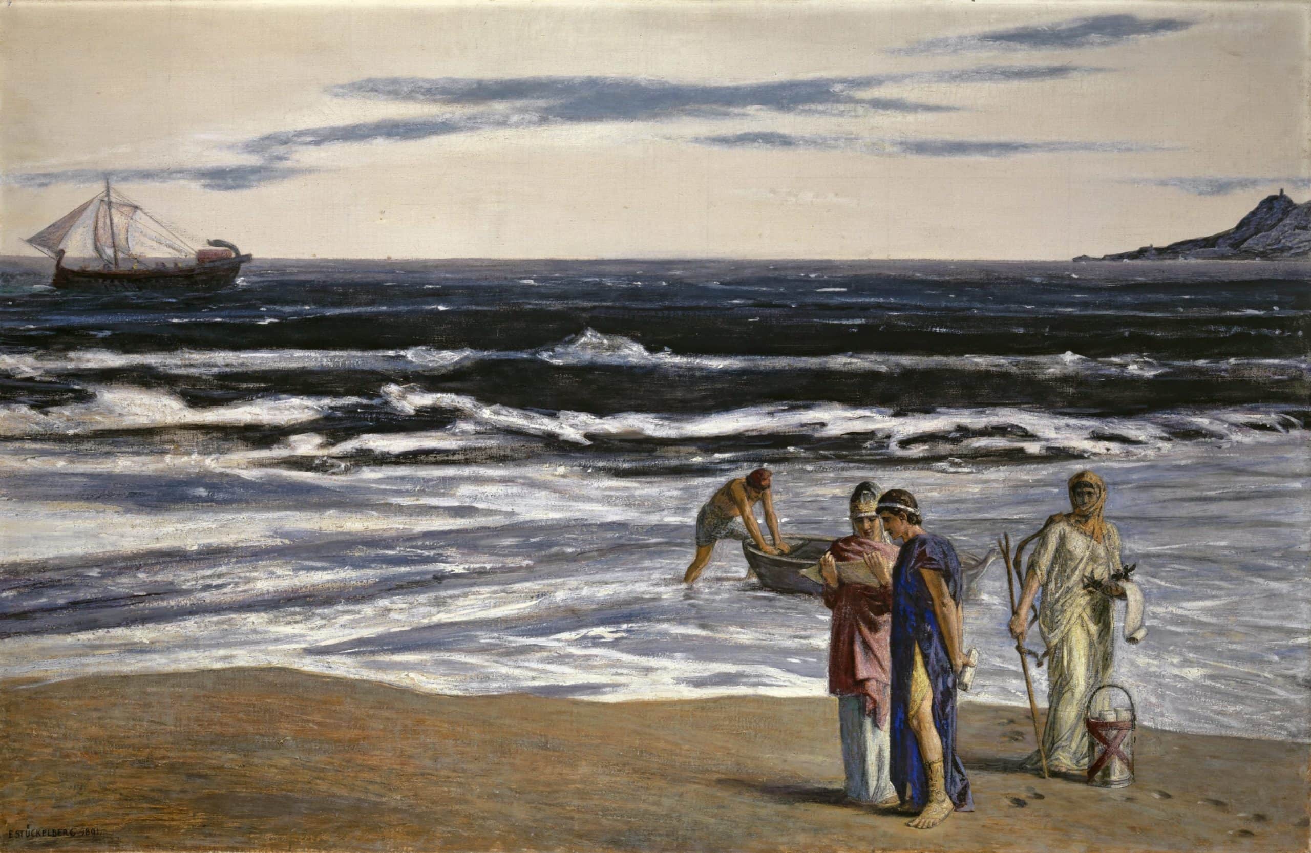 086 1899 ca botschaft an tarquinier